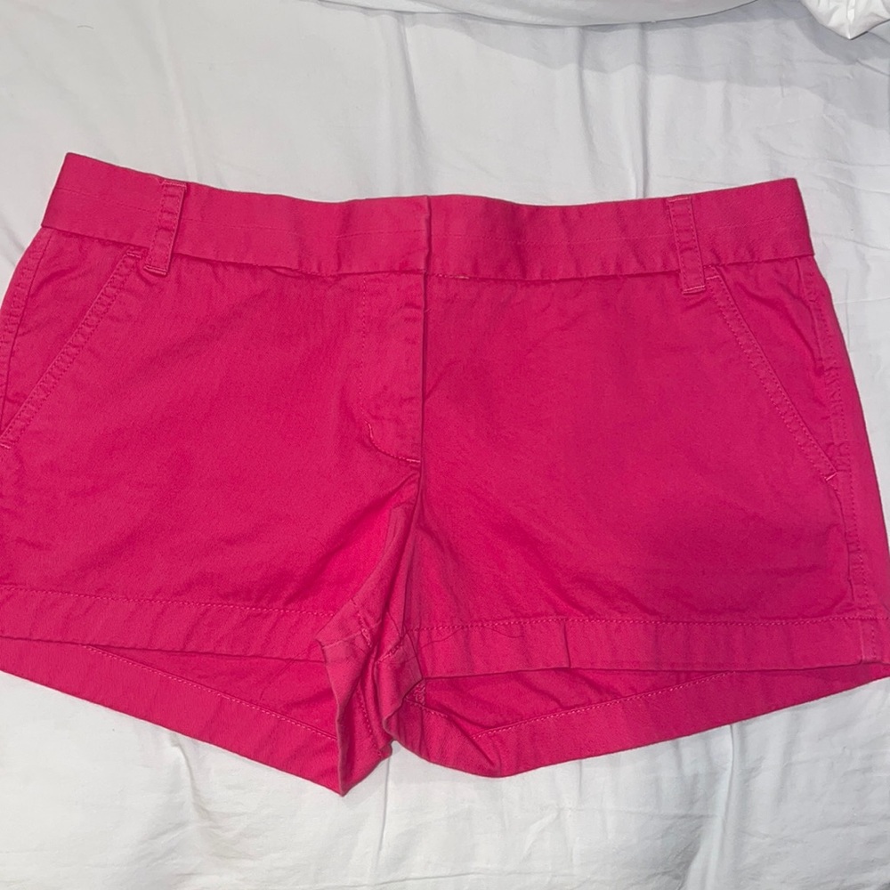 JCREW Hot Pink 3inch CHINO SHORTS, Size 12, Never Worn!
